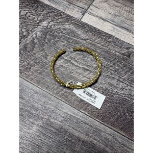 Kendra Scott Abbie Gold Cuff Bracelet Open Bracelet